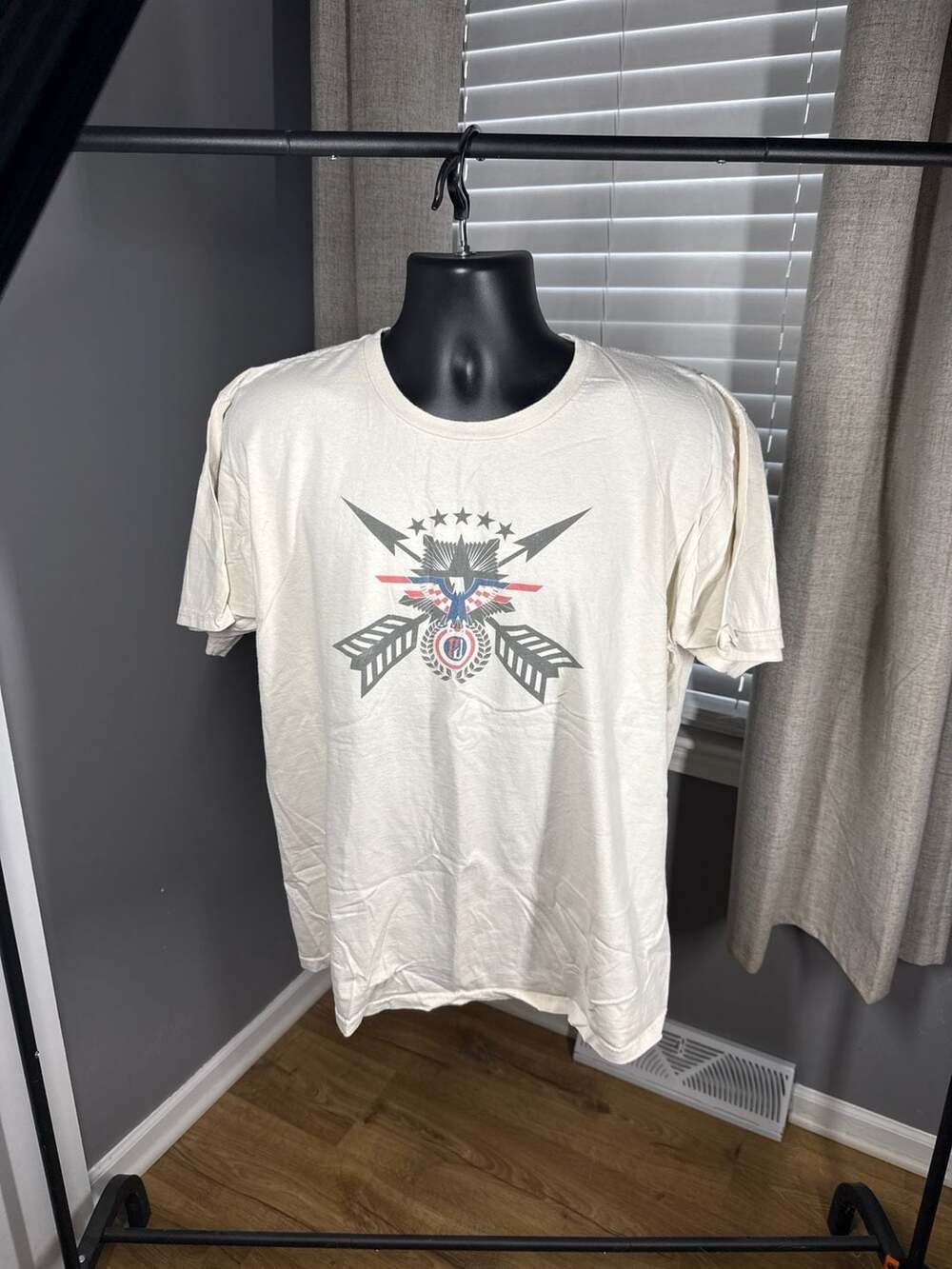 Vintage 2008 Pearl Jam Summer Tour Graphic T-Shirt XL Anvil Organic
